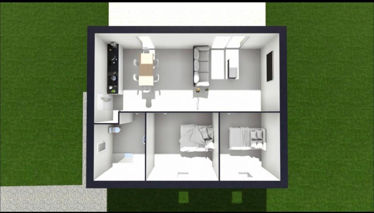 Maison Individuelle Neuve Plein Pied Avec Terrasse Et Jardin Clos 10Minutes A Pied De La Plage Quiberville Exteriér fotografie
